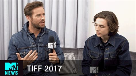 Timothée Chalamet & Armie Hammer on the Sex Scene In Call。